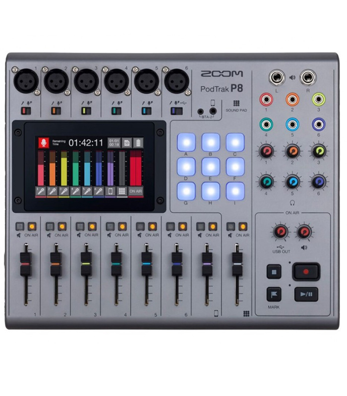 ZOOM PodTrak P8 Podcast Recorder